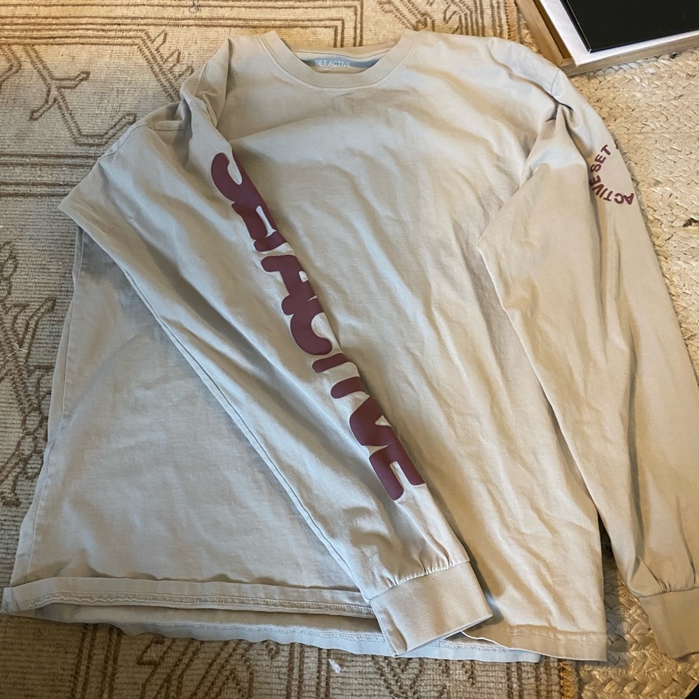 Set active oversized shirt